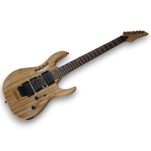 Custom Made Steve Vai Style Zebrawood Top Style 6 Strings Electric Guitar - Image 2