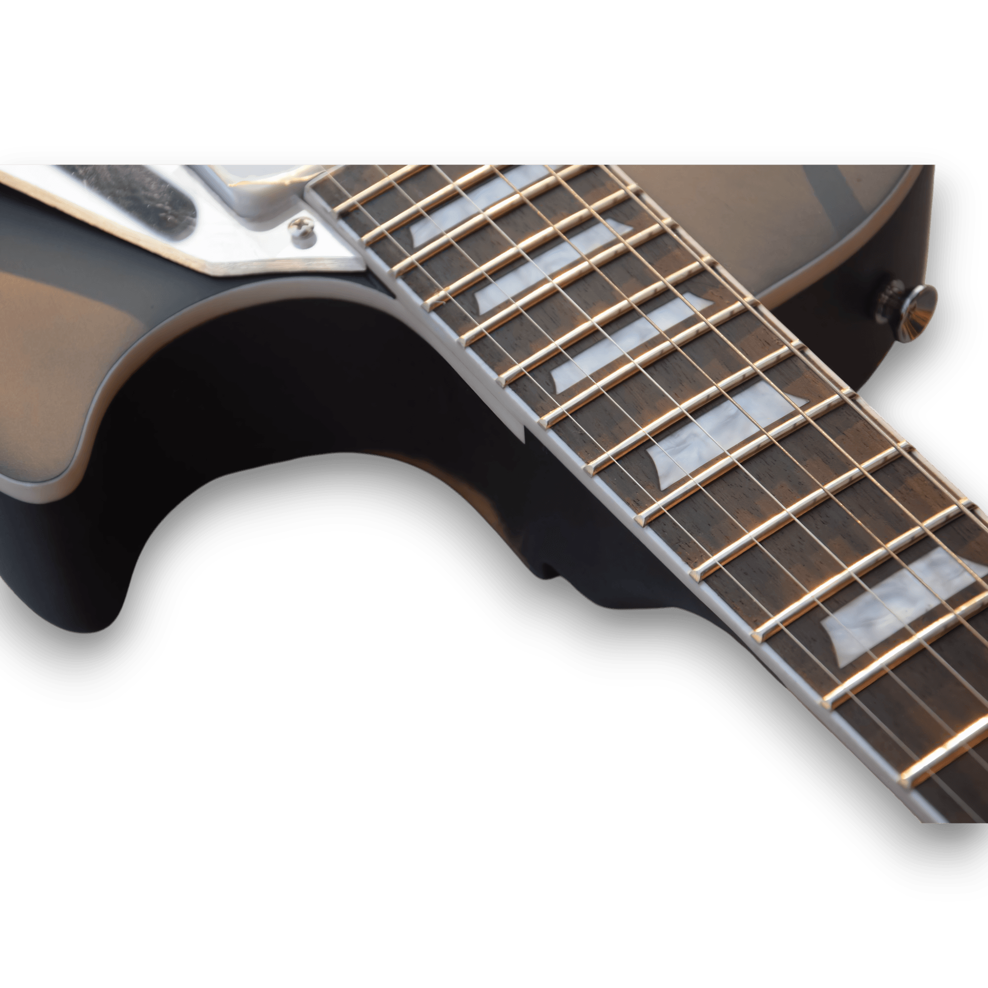 Custom Made Black Matt LP Style Electric Guitar - Image 3