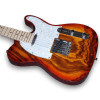 Custom Made Deluxe Natural Wood Finish Tele Style Electric Guitar