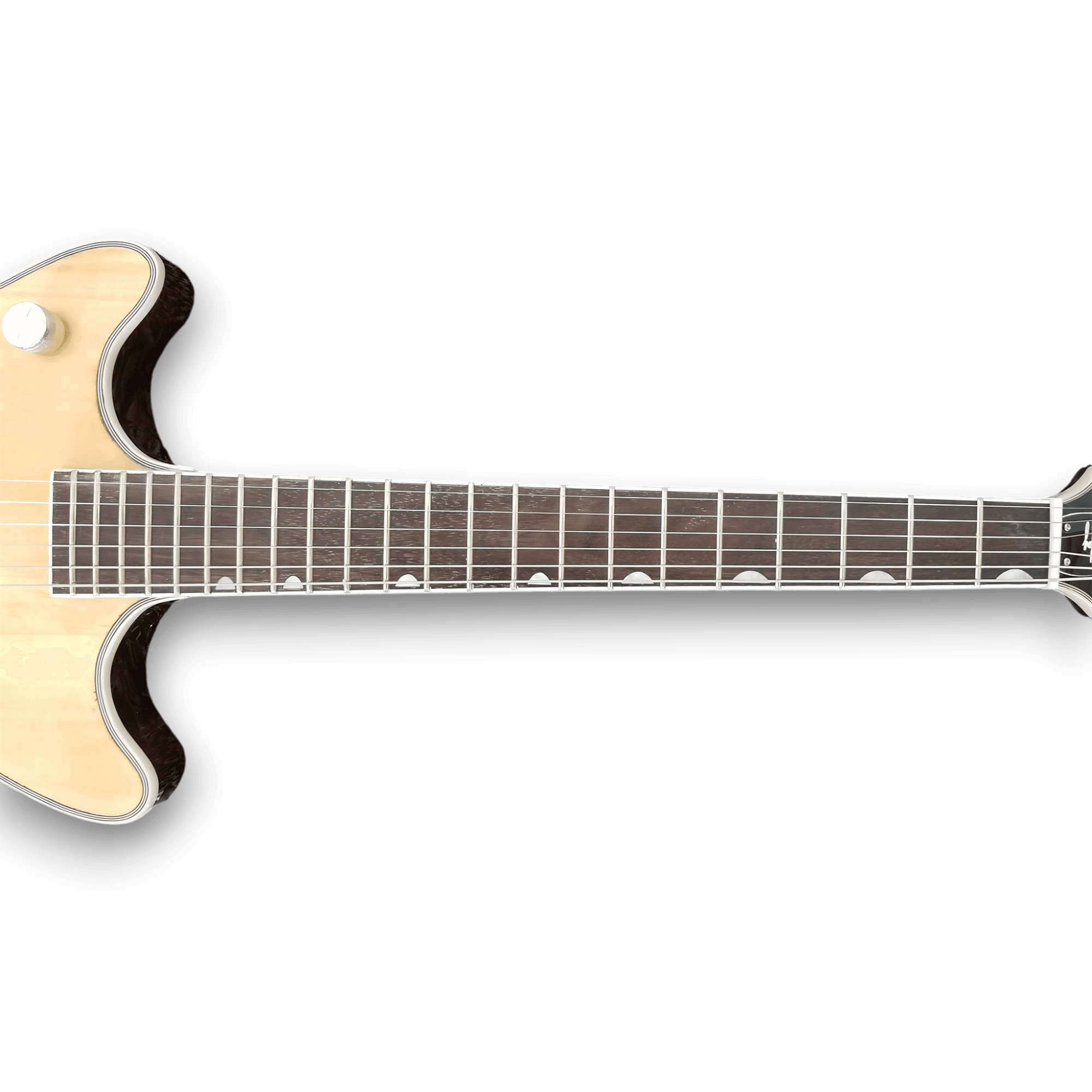Custom Made Natural Wood Color Left Handed Malcolm Young G6131 Style 6 Strings Electric Guitar - Image 3