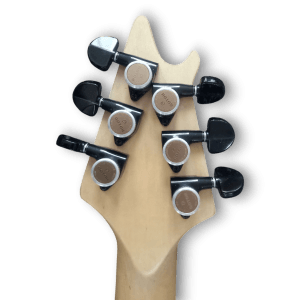 Custom Made Left Handed Transparent Red Quilted Maple Top LP Style White 6 Strings Electric Guitar - Image 6