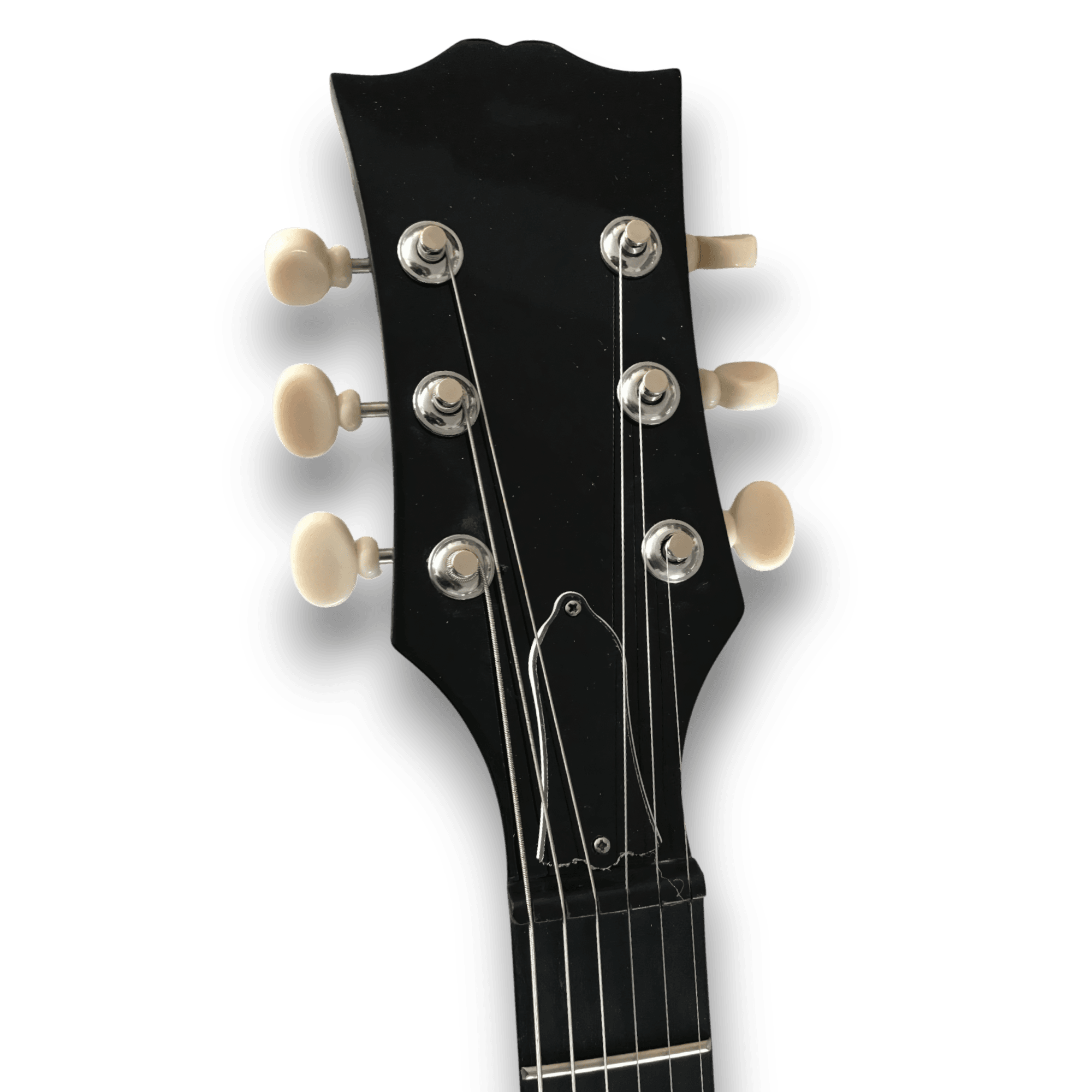 Custom Made Black Beauty P90 Pickups LP Junior Style 6 Strings Electric Guitar - Image 3