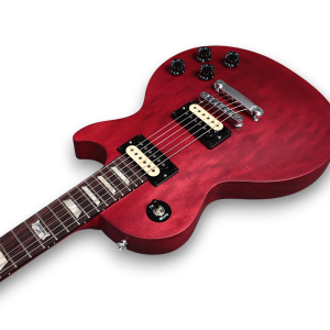 Custom Made 120th Satin Cherry LP Style 6 Strings Electric Guitar