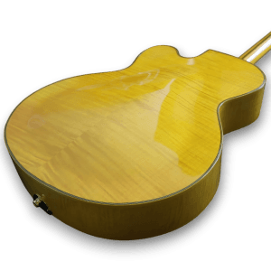Custom Made Bullion Gold P90 ES295 Style 6 Strings Electric Guitar - Image 3