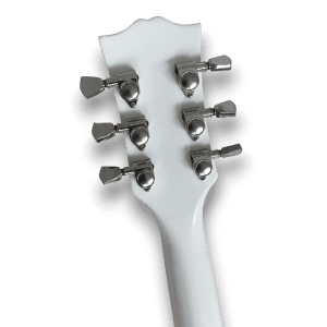 Custom Made Polaris White LP Style with Tremolo 6 Strings Electric Guitar - Image 6