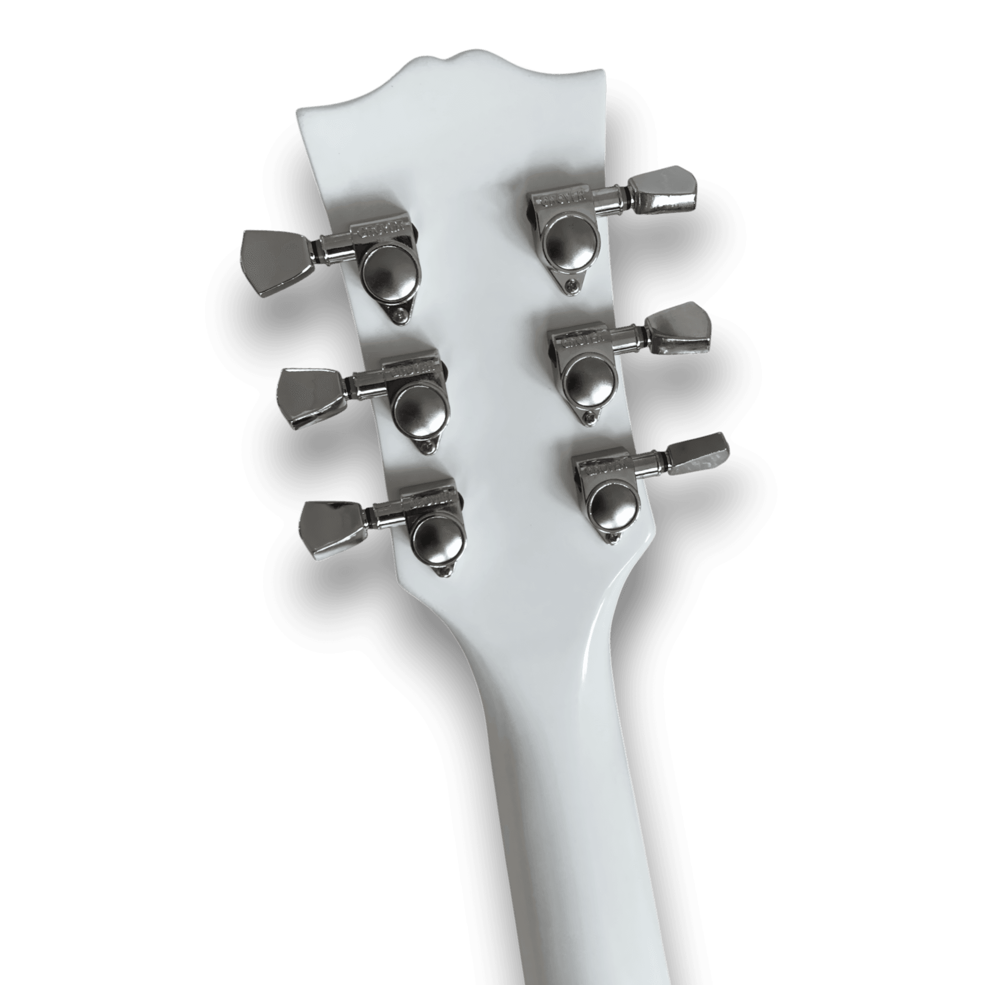 Custom Made Polaris White LP Style with Tremolo 6 Strings Electric Guitar - Image 6