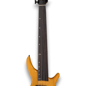Custom Made Fretless 7 Strings Natural Finish Electric Bass - Image 3