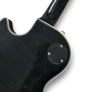 Custom Made Black Heavy Relic Cracking Painting LP Style 6 Strings Electric Guitar - Image 7