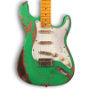 Custom Made Aged Surf Green Heavy Relic Style Electric Guitar