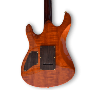 Custom Made Spalted Maple Top 6 Strings Natural Finish Electric Guitar - Image 6