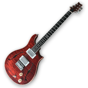 Custom Made Quilted Maple Top Semi-Hollow F Holes Style 6 Strings Electric Guitar - Image 2