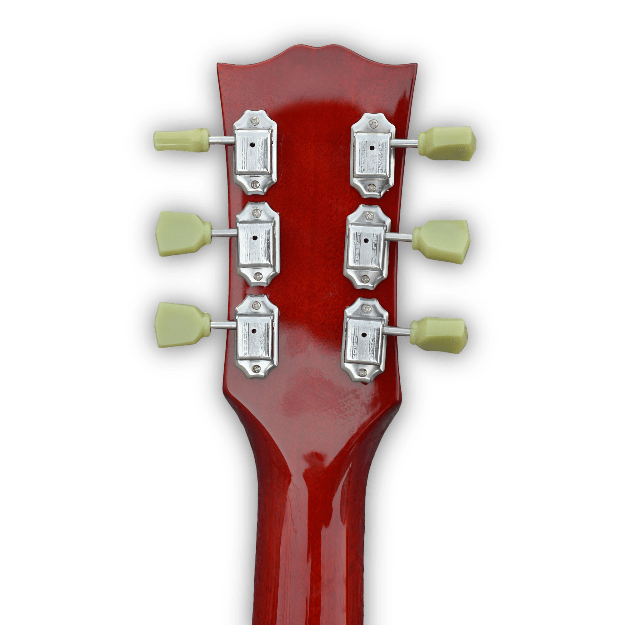 Custom Made SG Junior Style Vintage Cherry 6 Strings Electric Guitar - Image 4