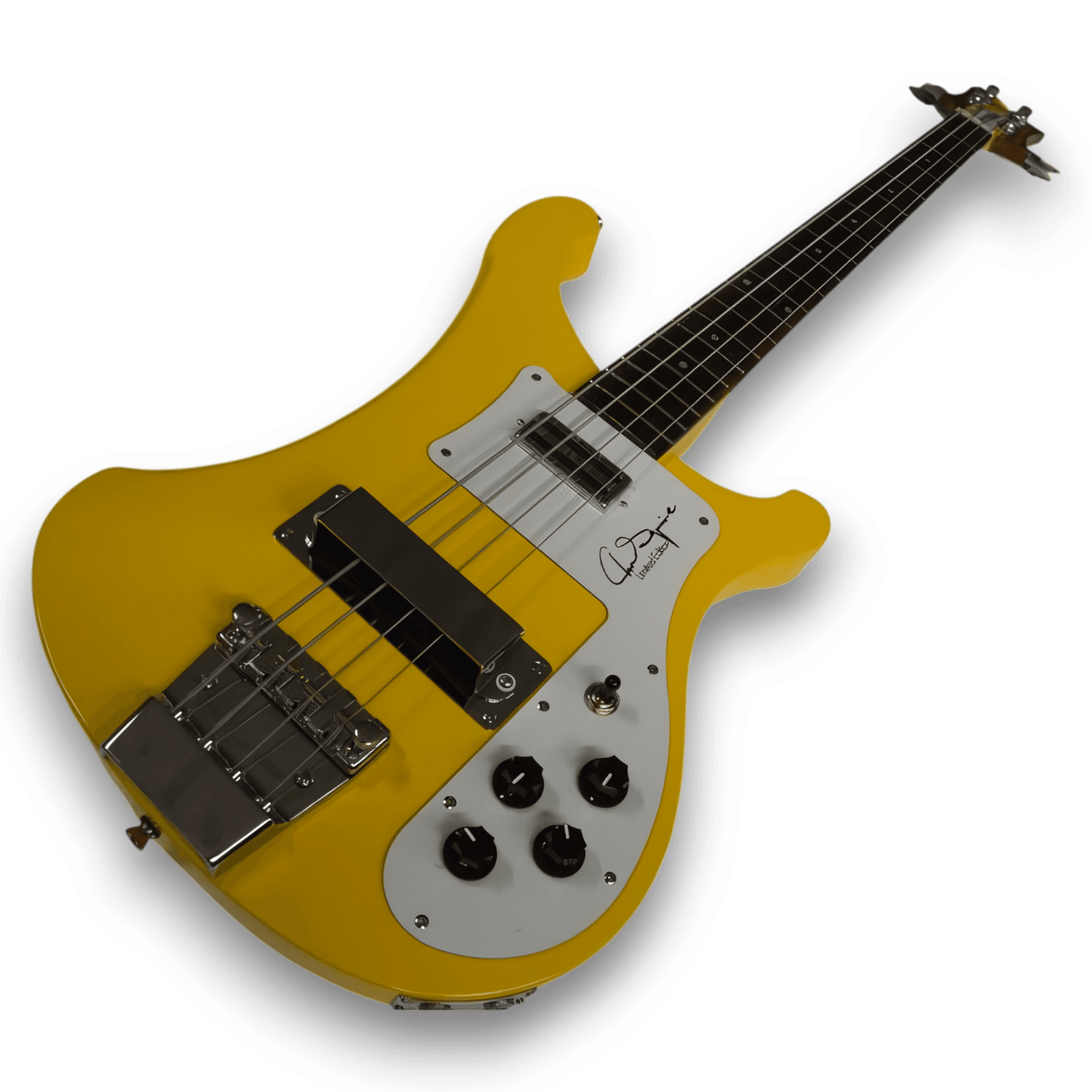 Custom Made Cream 4001 Style Chris Squire Style 4 Strings Electric Bass - Image 2