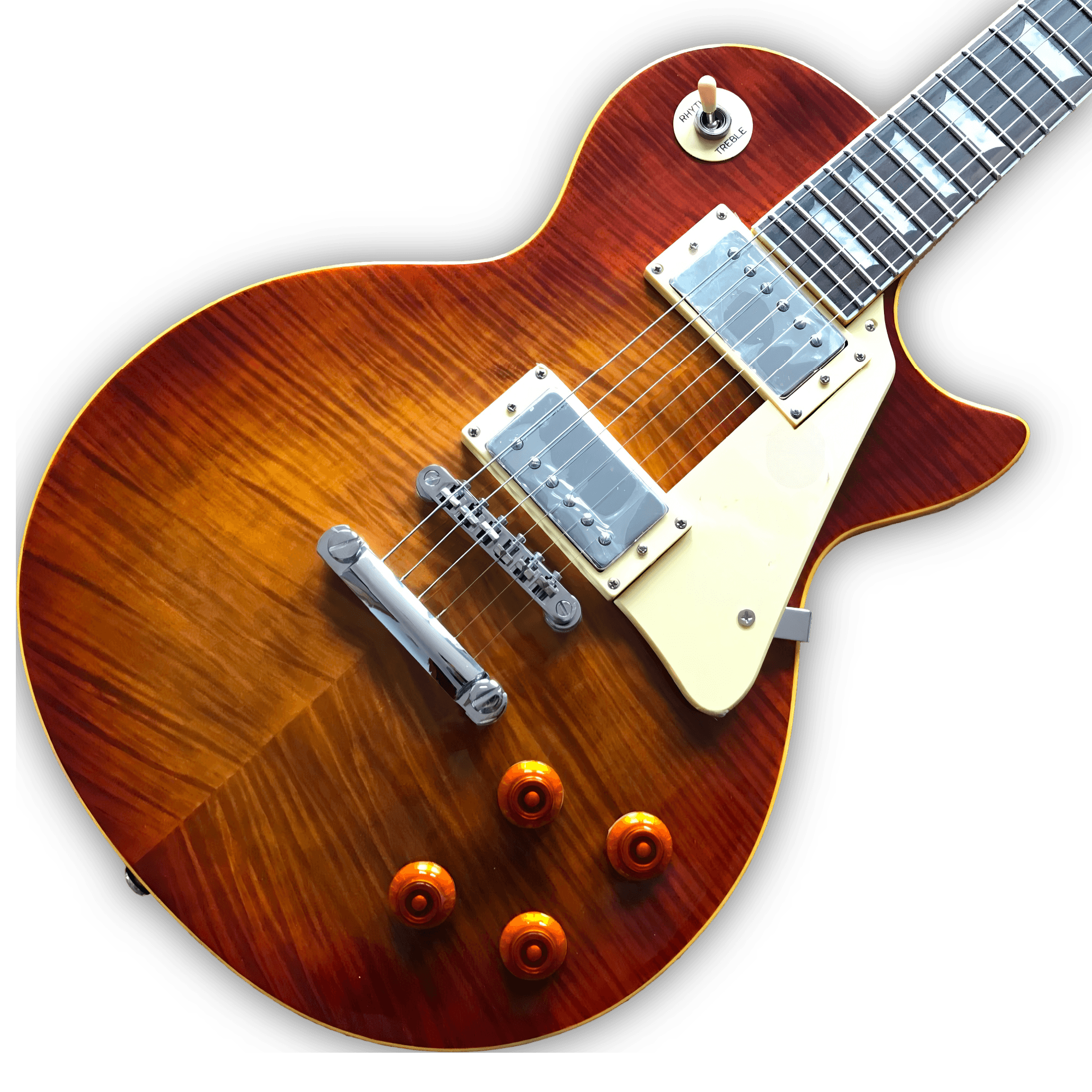 Custom Made Honeyburst 6 Strings LP Style Electric Guitar