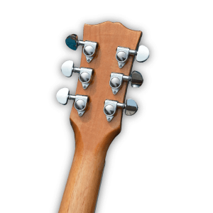 Custom Made L-1 F Hole Style Sunburst Custom Made Elvis Inlay Acoustic Guitar - Image 5