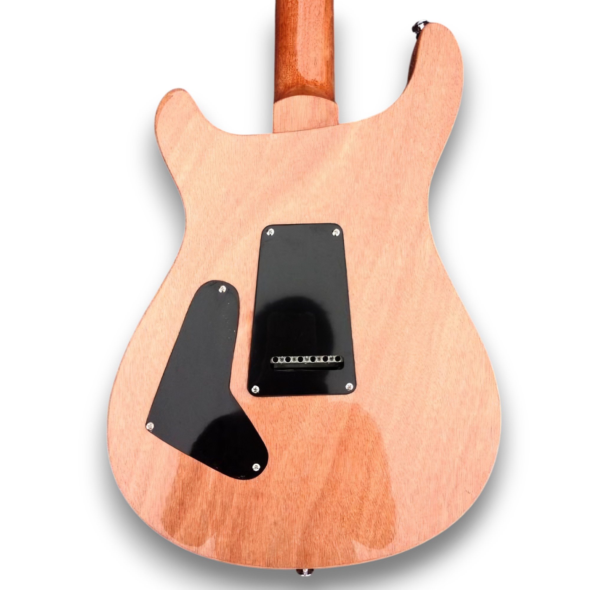 Custom Made Blud Green Fade Flame Maple Top Wood 6 Strings Electric Guitar - Image 8