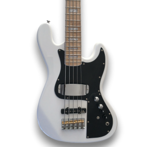 Custom Made Marcus Miller Jazz Olympic White Style 5 Strings Electric Bass - Image 2