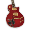 Custom Made Slash Snakepit Red LP Style Flame Maple Top Snake Fretboard Inlay Electric Guitar