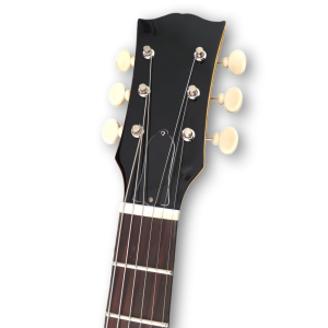 Custom Made TV Yellow P90 Pickup Double Cut LP Junior Style 6 Strings Electric Guitar - Image 3