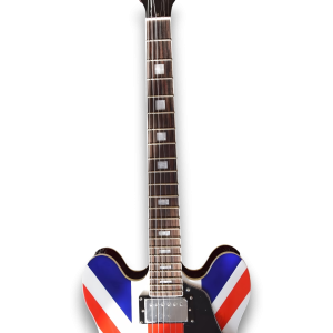 Custom Made Union Jack 335 Style 6 Strings Electric Guitar - Image 3