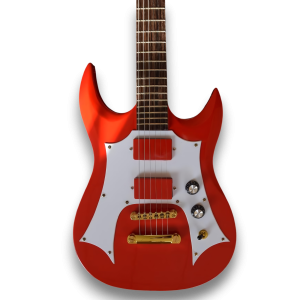 Custom Made Eye Style Fire Engine Red 6 Strings Electric Guitar
