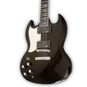 Custom Made Tony Iommi Black Left Handed SG Style 6 Strings Electric Guitar