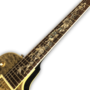 Custom Made Abalone Dragon Inlay LP Style 6 Strings Electric Guitar - Image 4