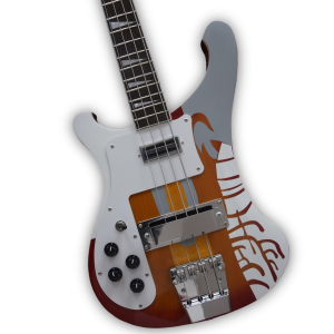 Custom Made Sgt. Pepper Left Handed 4003 4 Strings McCartney Style Electric Bass - Image 2