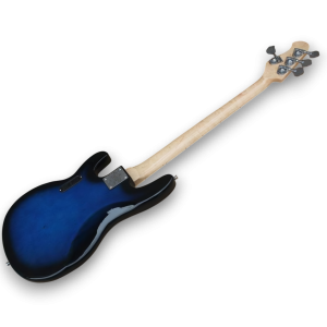 Custom Made Pacific Blue Burst 4 Strings Electric Bass - Image 4