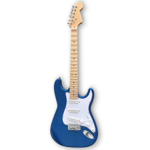 Custom Made Blue Marlin Maple Scalloped Fretboard Strat Style 6 Strings Electric Guitar