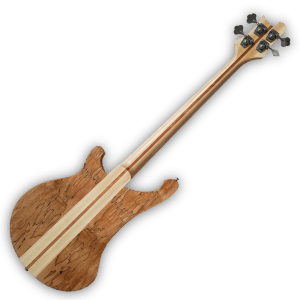 Custom Made Spalted Maple Top Natural Finish 4003 Style 4 Strings Electric Bass - Image 6