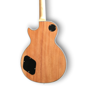 Custom Made Caribbean Blue Fade LP Flame Maple Top Style Electric Guitar 6 Strings - Image 3