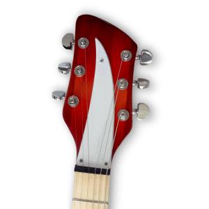 Custom Made Semi-Hollow Left Handed Fireglo 360 Style 6 String Electric Guitar - Image 4