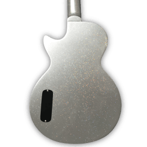 Custom Made Silver Sparkle P90 Pickups Single Cut LP Junior Style 6 Strings Electric Guitar - Image 6
