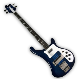 Custom Made Bass Trans Blue 4003 Style 4 Strings Electric Bass