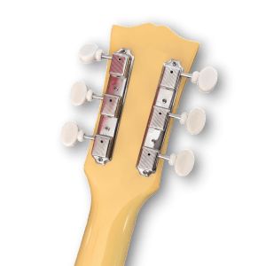Custom Made Double Cut TV Yellow P90 Pickups LP Junior Style 6 Strings Electric Guitar - Image 6