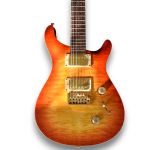 Custom Made Sunburst Quilted Maple Top 6 Strings Electric Guitar