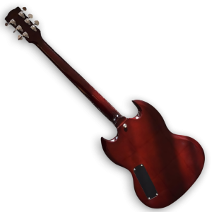 Custom Made Mojave Burst SG Style Flame Maple Top 6 Strings Electric Guitar - Image 4