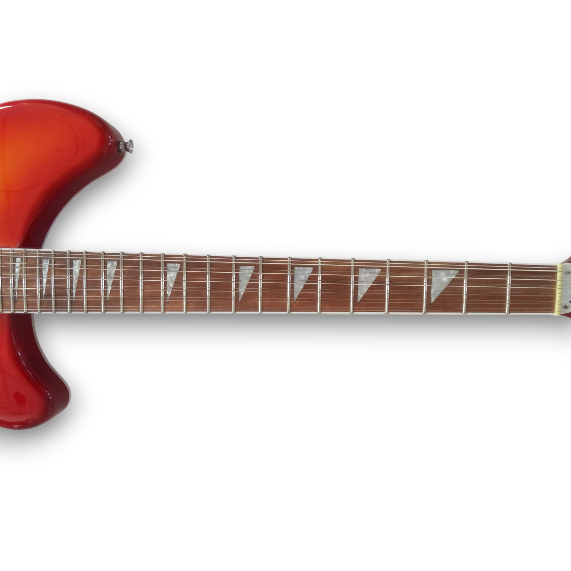 Custom Made Semi-Hollow Fireglo Color 360 12 Style 12 String Electric Guitar - Image 3