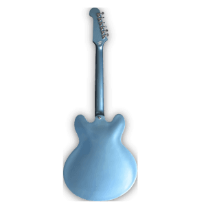 Custom Made Pelham Blue 335 Style Dave Grohl 6 Strings Electric Guitar - Image 5