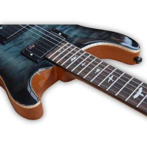 Custom Made Mark Holcomb Blue Burst Flame Maple Top 6 Strings Electric Guitar - Image 3