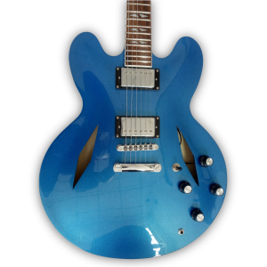 Custom Made Dave Grohl 335 Style 6 Strings Pelham Blue Electric Guitar - Image 2