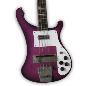 Custom Made 4 Strings Bass Trans Purple 4003 Style Electric Bass - Image 2