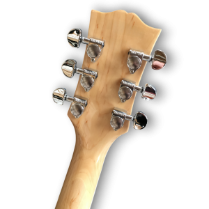 Custom Made Caribbean Blue Fade LP Flame Maple Top Style Electric Guitar 6 Strings - Image 4