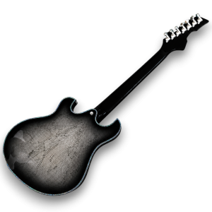 Custom Made Grey Burst Trey Anastasio Style Abalone Binding Semi-Hollow Spalted Maple Top 7 Strings Electric Guitar - Image 5