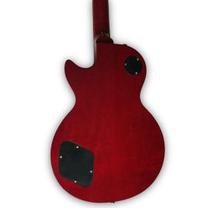 Custom Made Snake Inlay Red Flame Maple Top Slash Snakepit LP Style Electric Guitar - Image 5