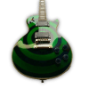 Custom Made Green Zakk Wylde Bullseye LP Style 6 Strings Electric Guitar