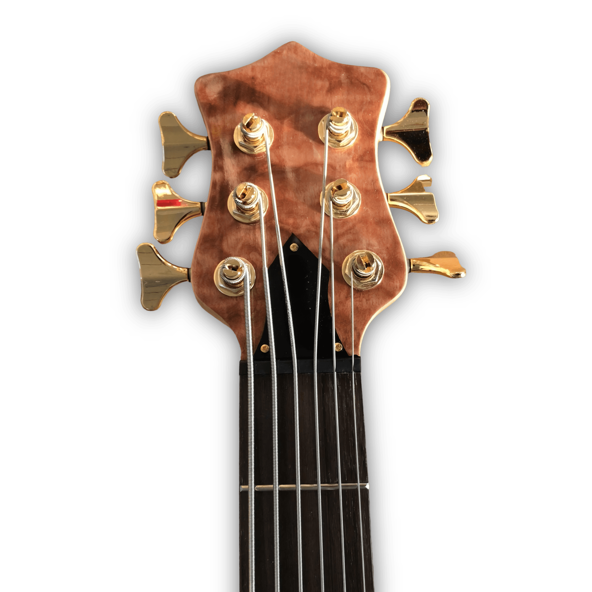 Custom Made Elite Style Quilted Maple Top 6 String Electric Bass - Image 4