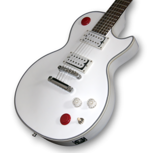 Custom Made Alpine White Buckethead  Killerswitch LP Style 6 Strings Electric Guitar - Image 2