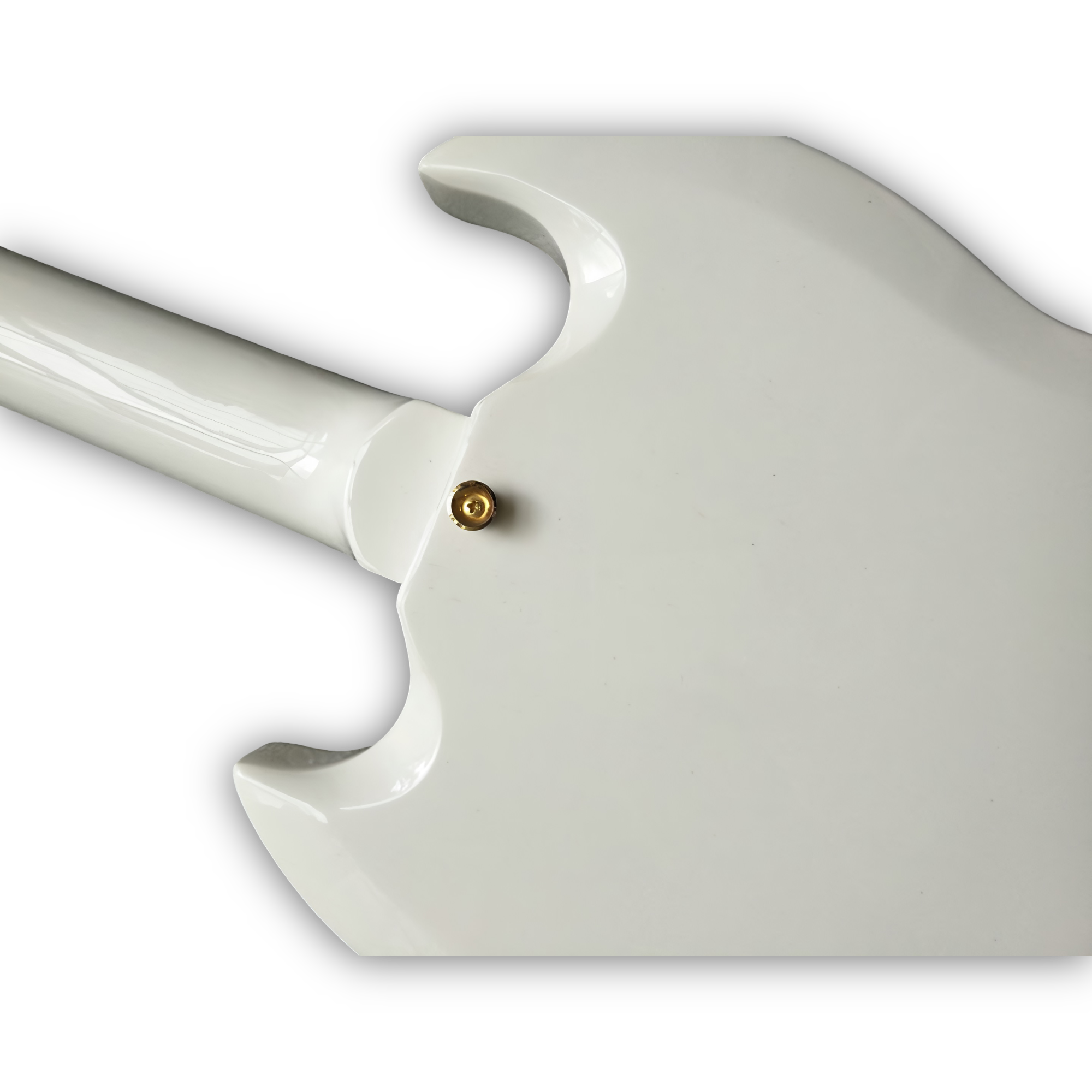 Custom Made White SG Style 6 Strings Electric Guitar - Image 5